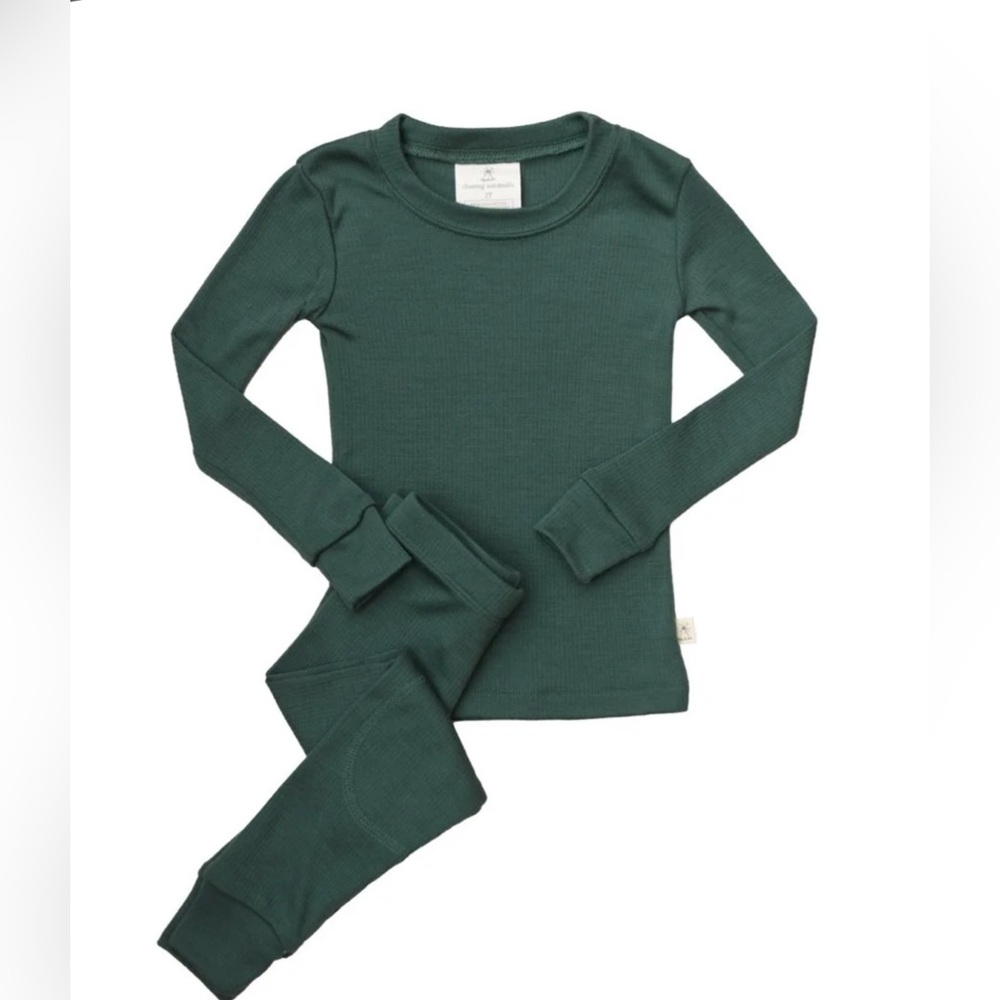 Chasing Windmills Merino Wool
Thermal Long Johns (Aloe - Rib Solid) - Picture 2 of 6